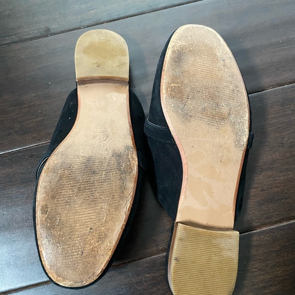 Franco Sarto Black Suede Mules - Picture 8 of 8